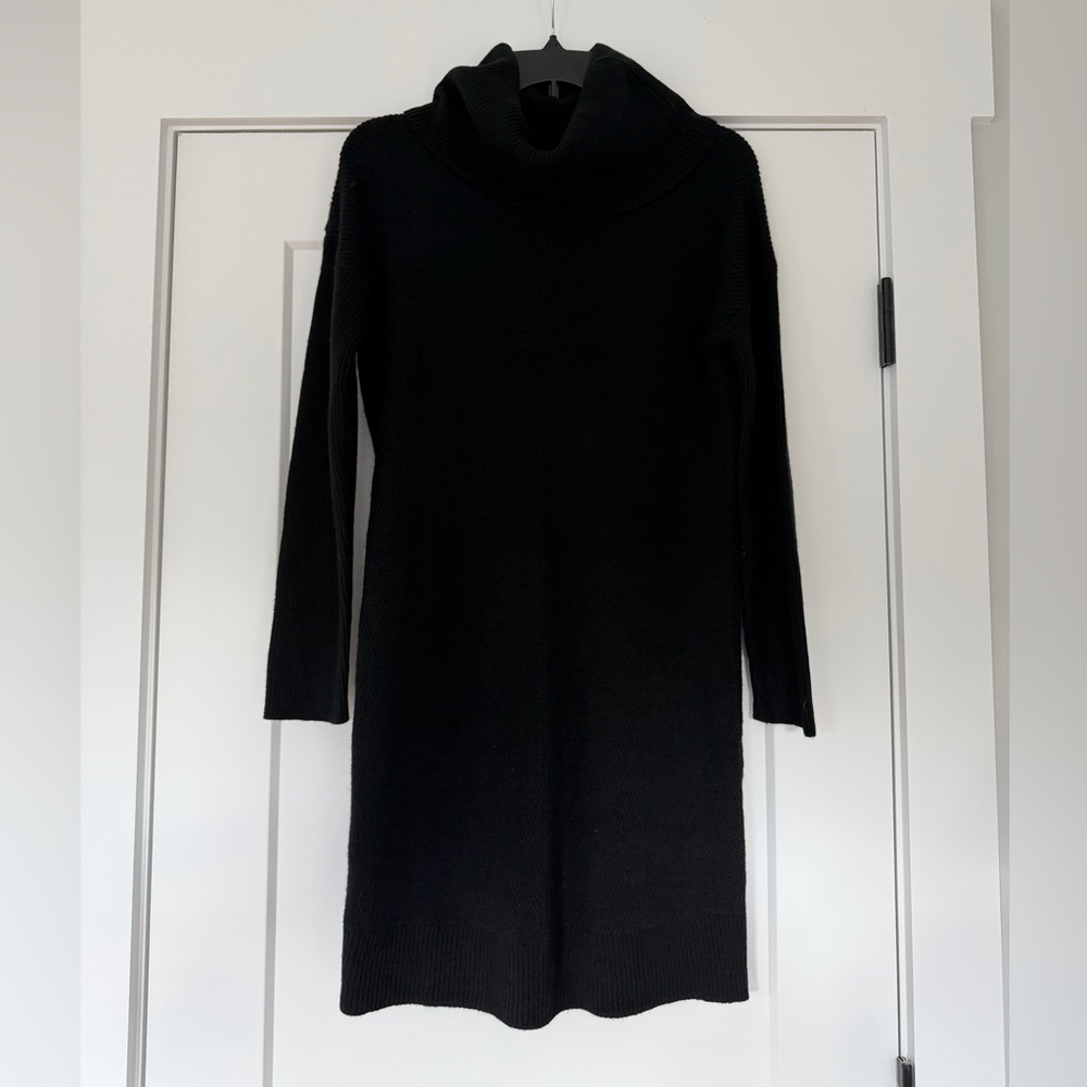 LULUS | Dress | Lulus Black Cowl Neck Sweater Dress